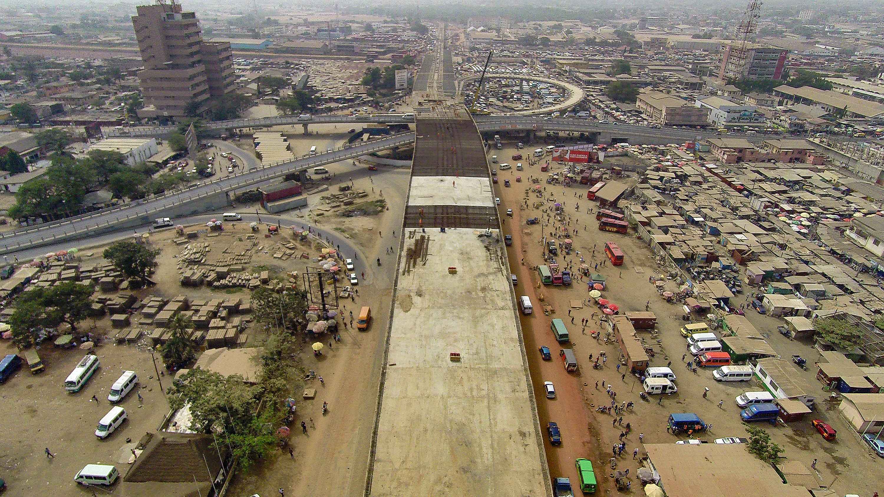 Kwame Nkrumah Circle Interchange and Ring Road Flyover