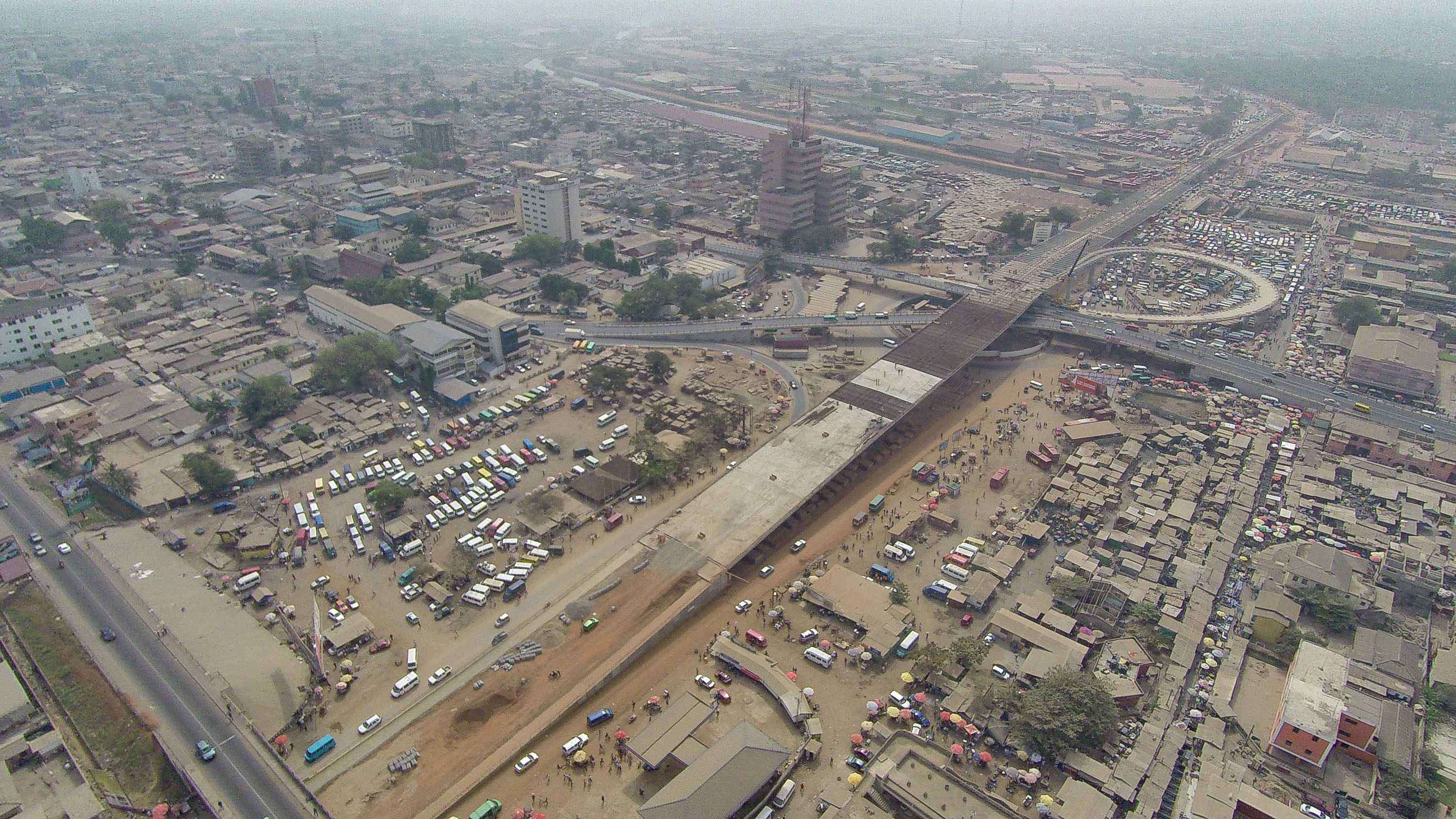 Kwame Nkrumah Circle Interchange and Ring Road Flyover