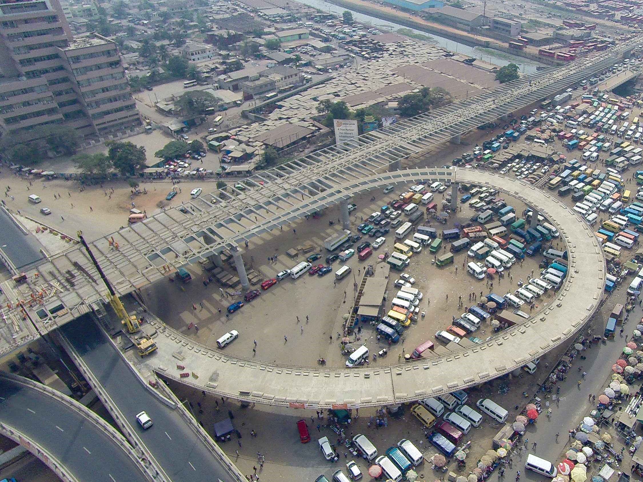 Kwame Nkrumah Circle Interchange and Ring Road Flyover