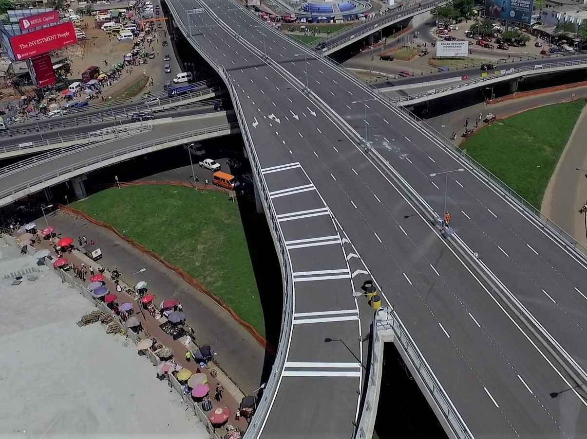 Kwame Nkrumah Circle Interchange and Ring Road Flyover, Accra