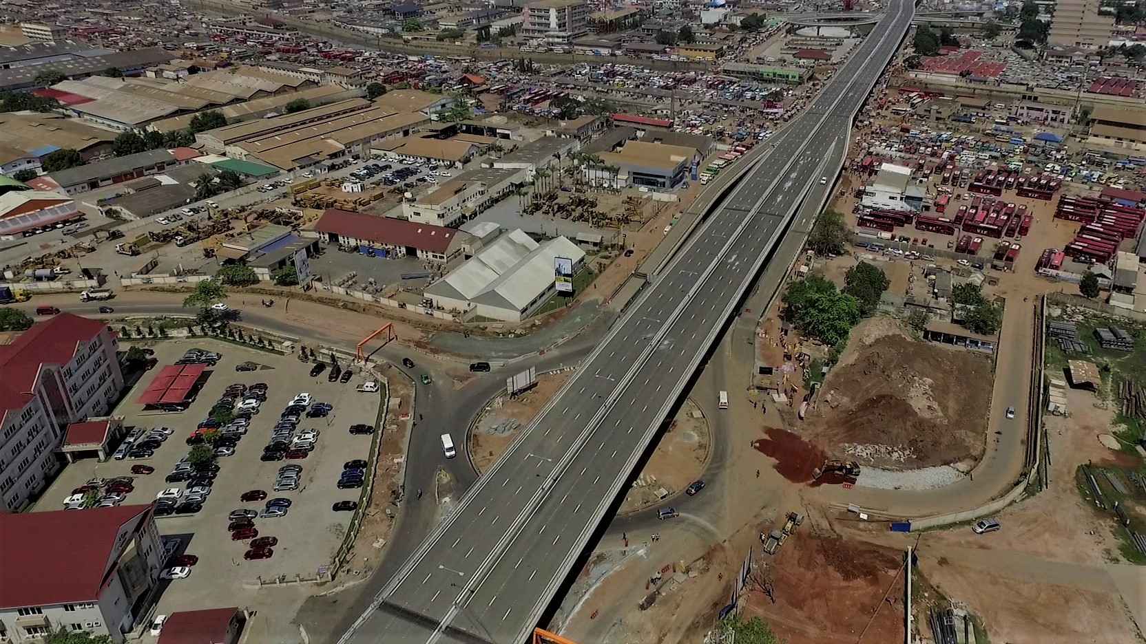 Kwame Nkrumah Circle Interchange and Ring Road Flyover